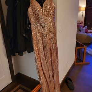 Cinderella Divine Sequin Long Dress